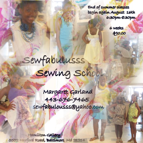 Sew Fabulous Sewing School of Pikesville, MD 